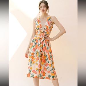 Storia Floral Midi Dress